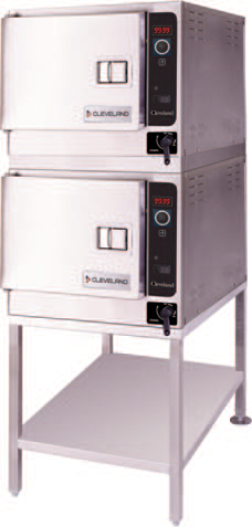 Product image #6 for Cleveland Range SteamChef 3-Pan Countertop Electric Convection Steamer