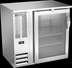 Thumbnail image #2 for Beverage-Air 36-Inch One-Section Glass Door Back Bar Cooler with Stainless Steel Top
