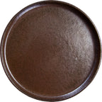 Thumbnail image #1 for International Tableware Alloy™ AL-6-CM Round Wall Plate, 6-1/2", Stoneware, Copper Mine Reactive Glaze Case of 2 Dozen