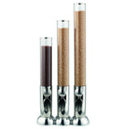 Thumbnail image #1 for G.E.T. Frilich Connect 3178072 Countertop Cereal & Dry Food Dispenser, 4.5 L, Turn-and-Serve, Acrylic Container, Stainless Steel Base