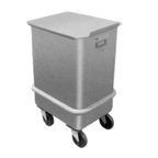 Thumbnail image #1 for Dinex DXP4775 Mobile Ingredient Bin, 75-lb Capacity, Stainless Steel, Sliding Cover