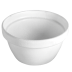 Thumbnail image #1 for G.E.T. Bugambilia TFRD23S . . Round Cast Aluminum Buffet Bowl with Resin Coating, Sand, 81-1/4 oz., 8-1/2" Diameter, 5-1/4" Deep