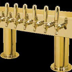 Thumbnail image #5 for Micro Matic USA DPT48PVDKR Countertop Glycol-Cooled Draft Beer Tower, Double Pedestal, 8 Faucets, 2 Columns, PVD Brass Finish