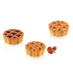 Thumbnail image #1 for JB Prince Silikomart MA458 Silicone Crostata Mold, 15 Cavities, 1.7 in Diameter