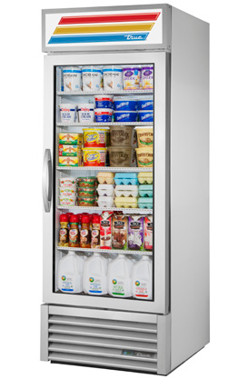Product image #7 for True 30-Inch One-Section Glass Door Merchandiser Refrigerator, Self-Contained Bottom-Mounted, 115V