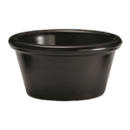 Thumbnail image #1 for TableCraft Products RAM2BK 2 oz Black Melamine Ramekin Case of 12