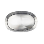 Thumbnail image #2 for TableCraft Products Lattice Collection 10036 Stainless Steel Oval Platter, 42 oz., Diamond Pattern, 9-1/2" x 6" x 2-1/8" Case of 12