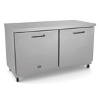 Thumbnail image #5 for Kelvinator Commercial KCHUC60R-32 Two-Section Undercounter Refrigerator, Solid Doors, 61-Inch, 15.5 Cu. Ft., ADA Height, Stainless Steel