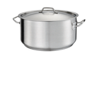 Thumbnail image #1 for Stanton Trading SSBR13 13-1/2 Qt Stainless Steel Brazier, Induction-Ready, 3-Ply Bottom, Handled Cover Case of 2