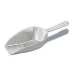 Thumbnail image #1 for Browne USA Foodservice 574254 Flat-Bottom Cast Aluminum Utility Scoop, 16 oz, 12-1/4"