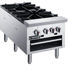 Thumbnail image #1 for Dukers Appliance Co., USA Ltd. DCSPB2 Gas Stock Pot Range, 2 Sections, 3-Ring Burners, Stainless Steel Front & Sides