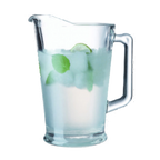 Thumbnail image #1 for Cardinal Accessories by Arcoroc C0678 60 oz Glass Pitcher Jug with Handle, No Lid Case of 6