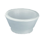 Thumbnail image #1 for Component Hardware J92-5000 Funnel-Shaped Gray Rubber Scrap Block for 5-3/4-Inch Opening, NSF