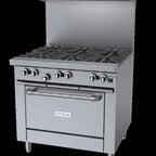 Thumbnail image #2 for Garland US Range U Series Ranges U36-6C 36-Inch Stainless Steel Gas Range with 6 Open Burners, Convection Oven & Hi-Shelf