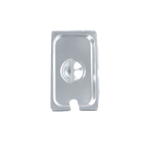 Thumbnail image #1 for Thunder Group STPA5130CS 1/3 Size Slotted Steam Table Pan Cover with Handle, Flat, 24 Gauge Stainless Steel Case of 72