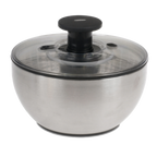 Thumbnail image #1 for JB Prince Oxo U115 6-1/3 qt Salad Dryer with Stainless Steel Basket, Pump and Brake