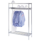 Thumbnail image #1 for SPG International Amco CR60 58-Inch Coat Rod Set with Two Hangers for Below-Wire-Shelf Installation