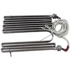 Thumbnail image #1 for AllPoints Foodservice Parts & Supplies 8003545 Fryer Heating Element, 208V, 14kW, 3 Leads, Ring Terminals