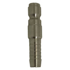 Thumbnail image #1 for Fisher 74049 Quick Disconnect Plug, 1/4" Port, 1/4" Body x 3/8" Barb, Stainless Steel