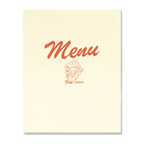 Thumbnail image #1 for Alegacy Foodservice Products 107 Clear Vinyl Double-Fold Menu Cover, 8-3/4" x 11-1/2" Case of 24