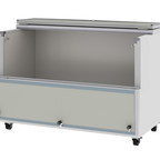 Thumbnail image #6 for Koolmore KM-MC58-HDC 58-Inch Commercial Milk Cooler, 16-Crate Capacity, Dual Vertical Swing Doors