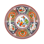Thumbnail image #1 for Thunder Group Peacock 1008TP Round Melamine Plate, 7-7/8" Diameter, Break-Resistant Case of 12 Dozen