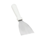 Thumbnail image #1 for TableCraft Products 253W Grill & Griddle Scraper, 3" Stainless Steel Blade, White Plastic Handle Case of 12