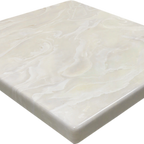 Thumbnail image #1 for ATSMFG ATS AT&S-ATR2430-WH MFG Rectangular Resin Table Top, 24" x 30", Off-White Marble Finish