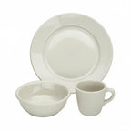 Thumbnail image #2 for Libertyware CDRE-54 China Oval Platter, 15-1/2" x 10-1/2", Rolled Edge, Wide Rim 1 Dozen