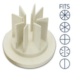 Thumbnail image #2 for Hamilton Beach Commercial Sunkist S-102R Manual 6-Wedge Sectionizer Kit with Interchangeable Blade Cup and Plunger