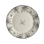 Thumbnail image #1 for Steelite International HL Ivory HL54263901 Round China Plate, 7-1/4", Scalloped Edge, Carolyn Camille Slate Case of 3 Dozen
