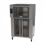 Thumbnail image #1 for Cadco Bakerlux™ BLS-4FSLD-PRF ™ Full-Size Oven & Proofer Station, Stainless Steel, Glass Doors, 8-Pan Capacity