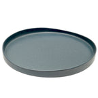 Thumbnail image #1 for Ten Strawberry Street Ripple RPPLE-BLKTRAY Round Ceramic Tray, 12-3/4" Diameter, Black Case of 9