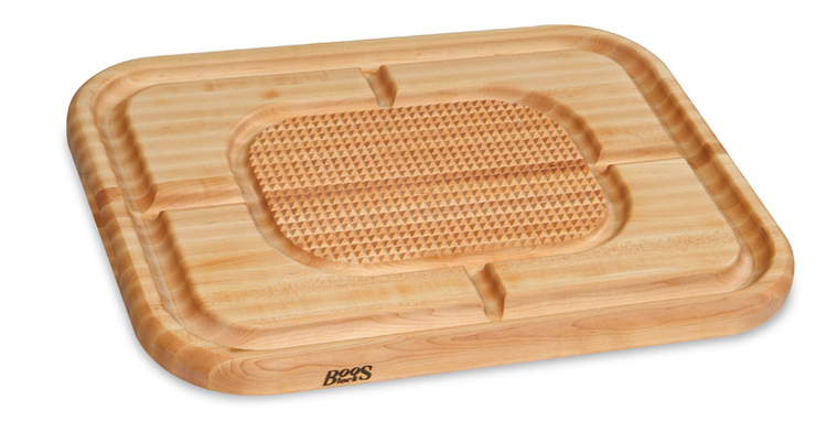 Product image #2 for Boos Block Carving Collection Edge Grain Maple Cutting Board, Reversible, 24 x 18 x 1-1/2 Inches