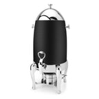 Thumbnail image #1 for Eastern Tabletop Ballerina 3135MB 5-Gallon Coffee Urn, Bullet Style, Tower Lid, Stainless Steel, Black Finish, Canned Heat