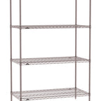 Thumbnail image #1 for Metro Super Erecta SE-3054K4-74-S4 Wire Stationary Starter Wire Shelving Unit, 54"W x 30"D x 74"H, 600 lb. capacity per shelf, 2000 lb. capacity per