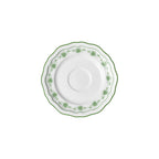 Thumbnail image #1 for Steelite International Folio, Porcelain 62534FP821 Round Porcelain Saucer, 6.5" x 0.75", Adelina Giselle Green Case of 2 Dozen