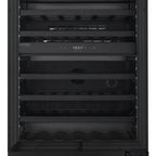Thumbnail image #6 for Koolmore KM-CW46DZ-BPR 2-Section Dual-Zone Reach-In Wine Cooler with Glass Doors and Wooden Shelves