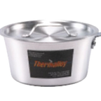 Thumbnail image #1 for Browne Foodservice Thermalloy® 5815905 Flat Aluminum Sauce Pan Cover, 9 Gauge