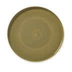 Thumbnail image #1 for Steelite International Steelite Performance, Nyx 12200635 Round Stack Plate, 11-1/4", Olive, Alumina Vitrified