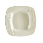 Thumbnail image #1 for CAC China Garden State GAD-SQ3 Square Porcelain Soup Plate, 12 oz, 9 inch, Embossed, Bone White Case of 2 Dozen
