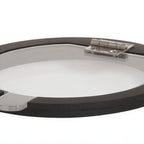Thumbnail image #1 for Cal-Mil 23810-8LID Hinged Cereal Jar Lid, Wood and Plastic, 8.25" Diameter x 1"H