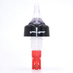 Thumbnail image #2 for Spill-Stop 787-24 Portion Control Liquor Pourer with Collar, Plastic, Black Spout 1 Dozen