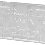 Thumbnail image #1 for JB Prince K837 Chocolate Mold, 4-Form Small Rabbit with Basket, Rigid Polycarbonate, Opaque