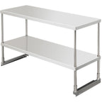 Thumbnail image #1 for Serv-Ware PPOS-71 Double-Tier PP Overshelf, 73.5" W x 17.25" D x 29.69" H