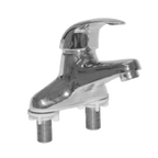 Thumbnail image #1 for Component Hardware Encore KL81-4005-CE1 Commercial Single-Handle Deck-Mount Faucet, 4" Centers, 5" Straight Cast Spout, Ceramic Valve