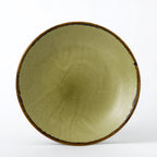 Thumbnail image #1 for Cardinal Harvest Green By Dudson HG255 10" Vitrified Ceramic Deep Coupe Plate 1 Dozen