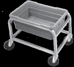 Product image #5 for Channel 501LA Heavy-Duty Aluminum Top-Load Lug Rack, 1-Lug Capacity, 5-Inch Swivel Casters