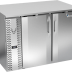 Thumbnail image #1 for Victory Refrigeration VBB48HC-PT-S 48-Inch Pass-Thru Back Bar Refrigerator, 4 Solid Swing Doors, Stainless Steel