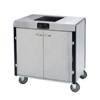 Thumbnail image #1 for Lakeside Manufacturing Creation Express 2060 Mobile Induction Cooking Cart, 1 Burner, Stainless Steel Top, 34" W x 22" D x 35-1/2" H